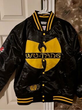 Wu-Tang Black & Yellow Varsity Bomber Jacket